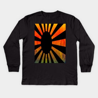 Rising sun - Asia Kids Long Sleeve T-Shirt